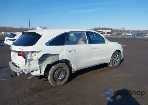 2016 Acura Mdx Acurawatch Plus Package z USA, uszkodzony, nr VIN 5FRYD4H2XGB014311